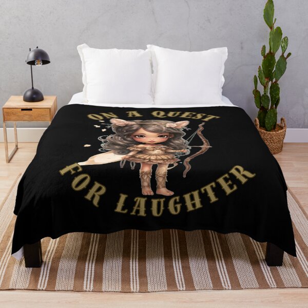 Item preview, On A Quest For Laughter. sagittarius november designed and sold by ZodiacWonders.