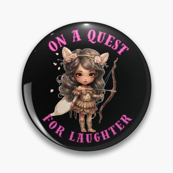 Item preview,  On A Quest For Laughter. cute sagittarius designed and sold by ZodiacWonders.