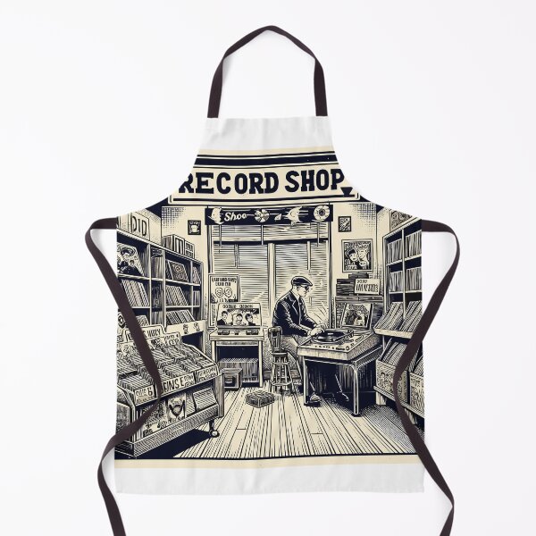 Item preview, Record shop designed and sold by OldSchoolRetro.
