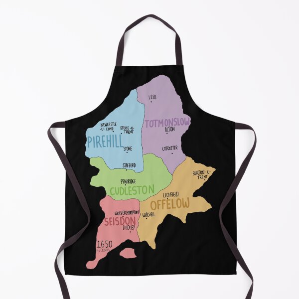 Item preview, Staffordshire Hundreds Map 17th Century designed and sold by MadeByGeeClowes.