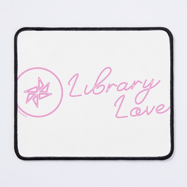 Item preview, ALIA Library Love Neon Pink Design designed and sold by ALIA Merchandise.