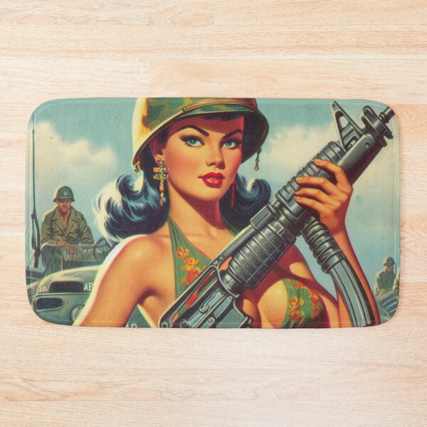 Item preview, Vintage Army Girl designed and sold by PulpVintage.
