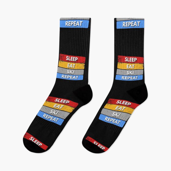 Item preview, Sleep Eat Ski Repeat designed and sold by MtValleyDesign.