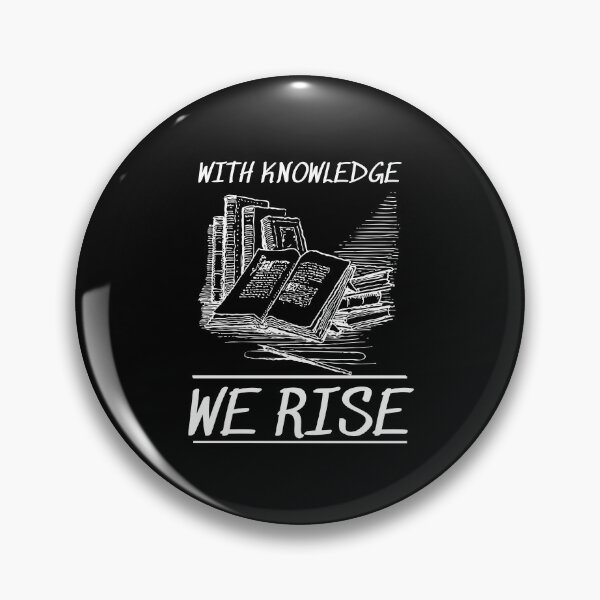 Item preview, with knowledge we rise designed and sold by Thespacerocket.