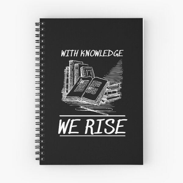 Item preview, with knowledge we rise designed and sold by Thespacerocket.