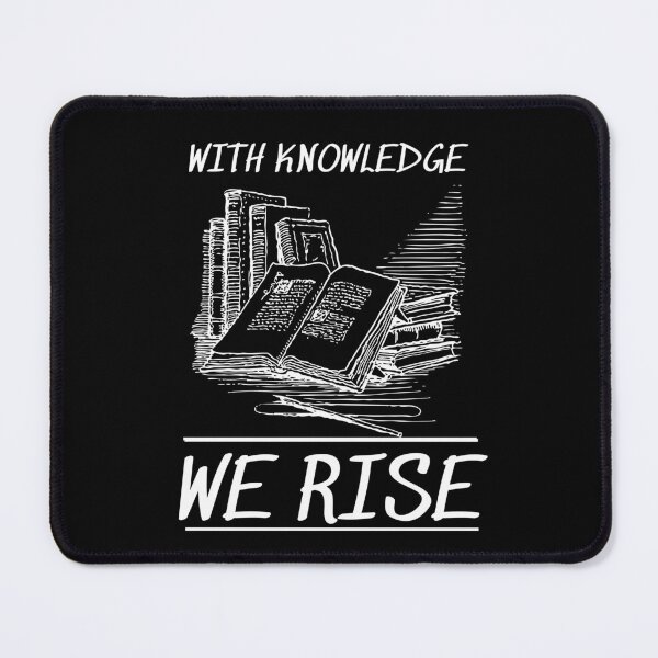 Item preview, with knowledge we rise designed and sold by Thespacerocket.