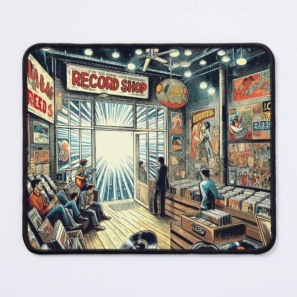 Item preview, Record shop designed and sold by OldSchoolRetro.