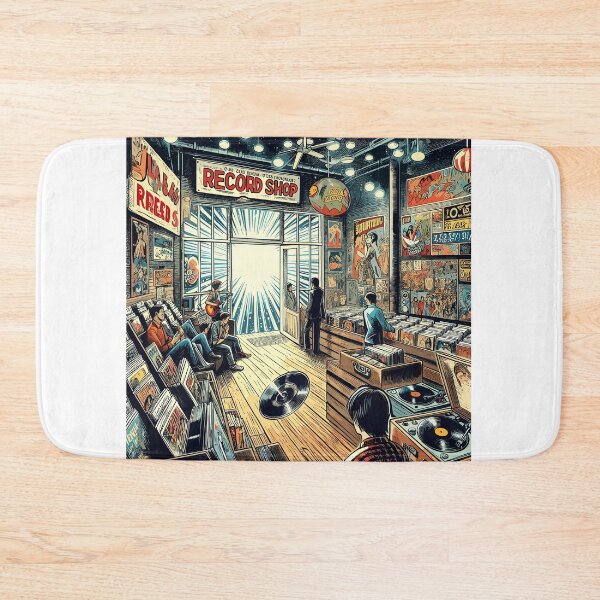 Item preview, Record shop designed and sold by OldSchoolRetro.