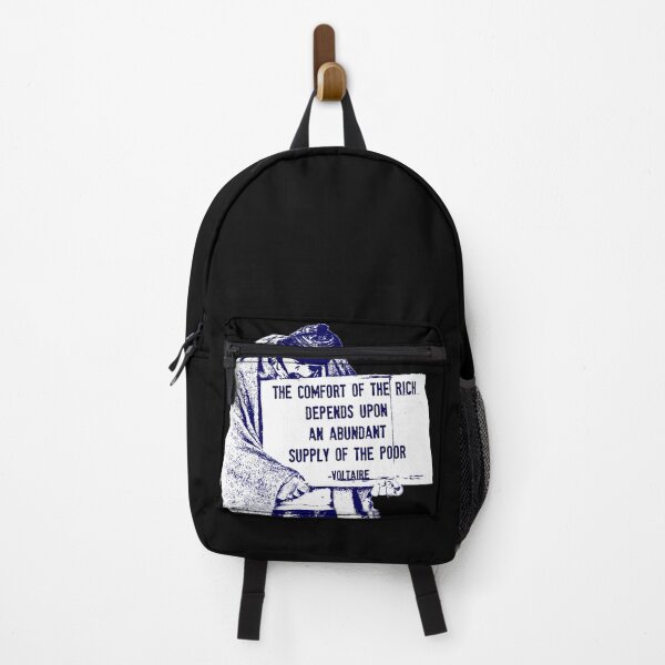 Item preview, The Comfort of the Rich Depends Upon an Abundant Supply of the Poor -Voltaire designed and sold by Signs for Dark Times.