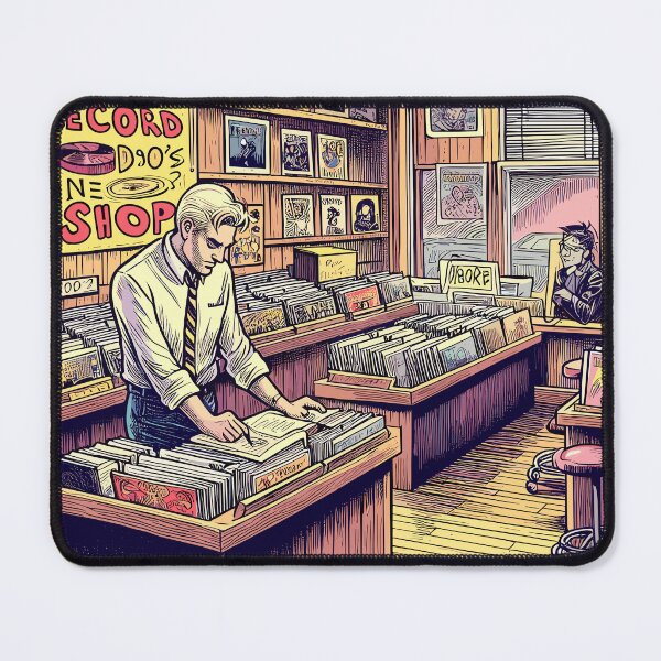 Item preview, Record shop designed and sold by OldSchoolRetro.