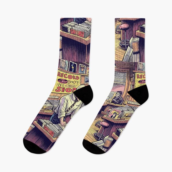 Item preview, Record shop designed and sold by OldSchoolRetro.