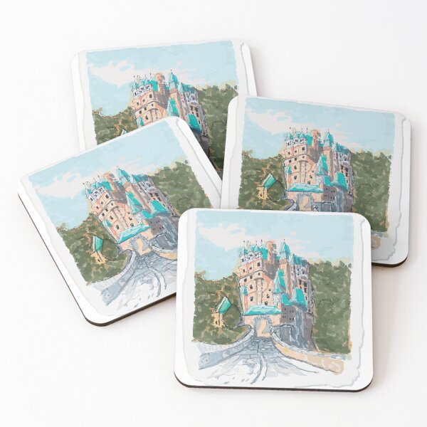 Item preview, Castle Colorful Illustration designed and sold by JoseloRochaArt.