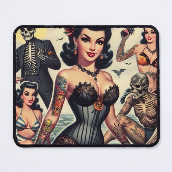 Item preview, Vintage Summer Goth Girls designed and sold by PulpVintage.