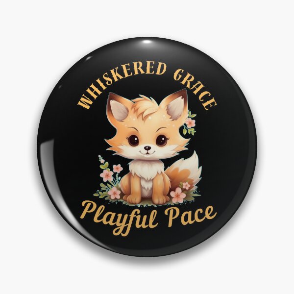 Item preview, Whiskered Grace, Playful Pace. fox lover designed and sold by FoxVibes.