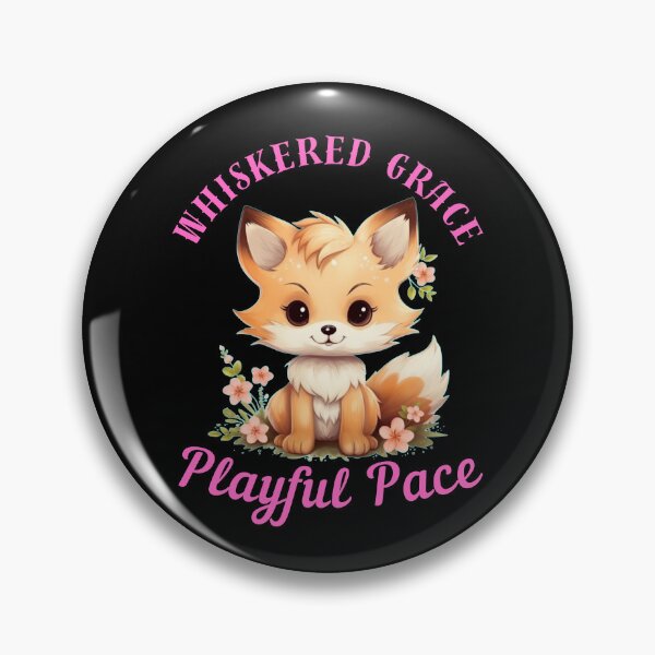 Item preview, Whiskered Grace, Playful Pace. cool fox designed and sold by FoxVibes.