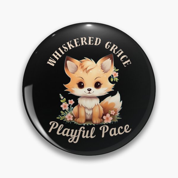 Item preview, Whiskered Grace, Playful Pace. realistic fox designed and sold by FoxVibes.