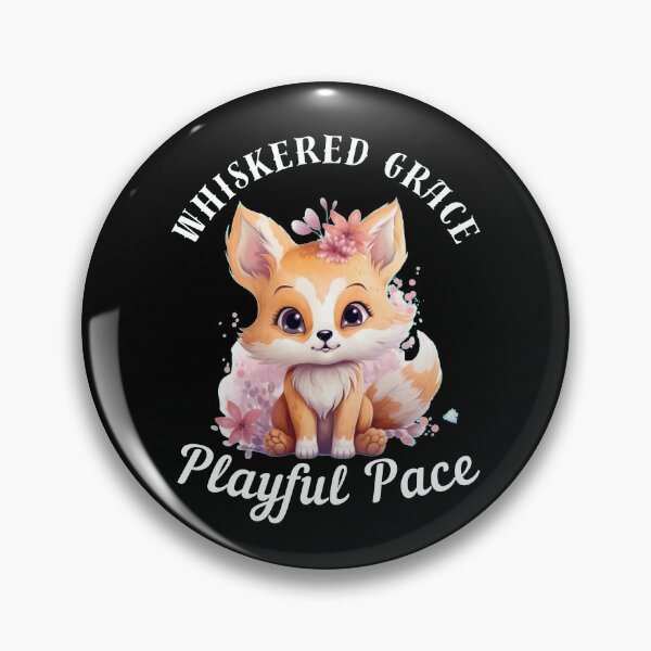 Item preview, Whiskered Grace, Playful Pace. fox quote designed and sold by FoxVibes.