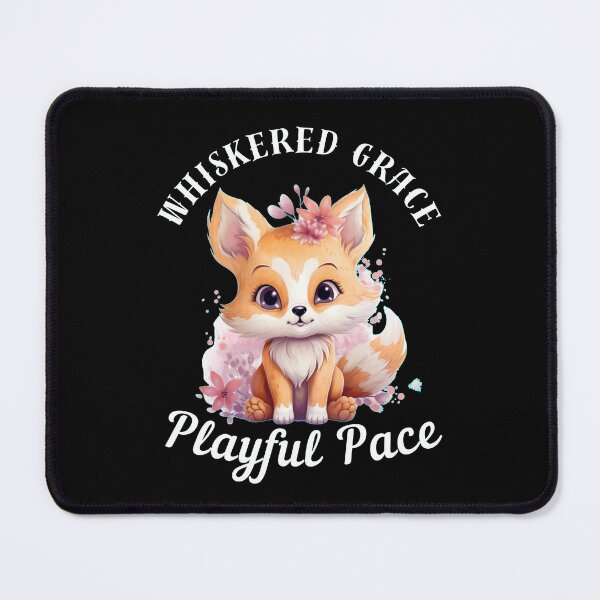 Item preview, Whiskered Grace, Playful Pace. fox quote designed and sold by FoxVibes.
