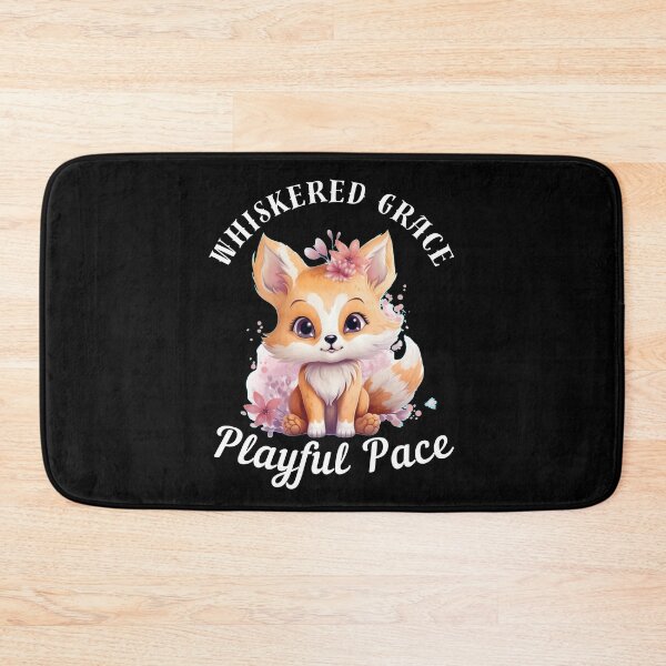 Item preview, Whiskered Grace, Playful Pace. fox quote designed and sold by FoxVibes.