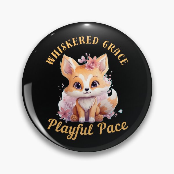 Item preview, Whiskered Grace, Playful Pace. fox saying designed and sold by FoxVibes.