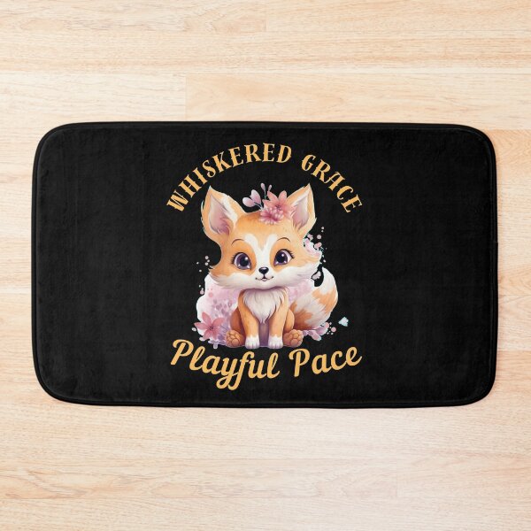Item preview, Whiskered Grace, Playful Pace. fox saying designed and sold by FoxVibes.