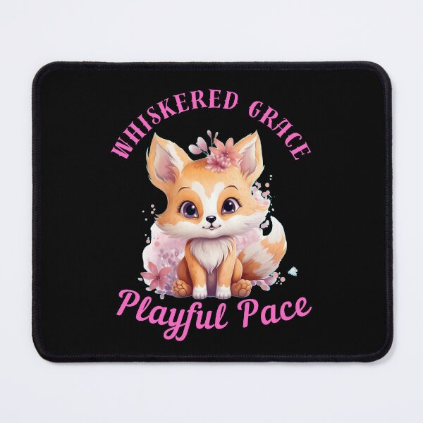 Item preview, Whiskered Grace, Playful Pace. fox foxes designed and sold by FoxVibes.