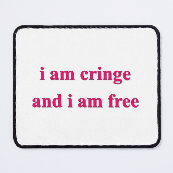 Item preview, I Am Cringe Meme Sticker designed and sold by cow-goes-moo.