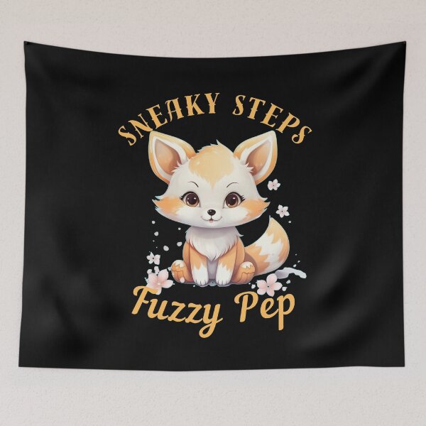 Item preview, Sneaky Steps, Fuzzy Pep. fox lover designed and sold by FoxVibes.