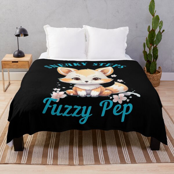 Item preview, Sneaky Steps, Fuzzy Pep. fox face designed and sold by FoxVibes.