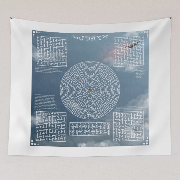 Item preview, F16 Maze designed and sold by OrangesAndFun.