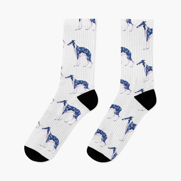 Item preview, White blue Greyhound designed and sold by TheRealmWithin.