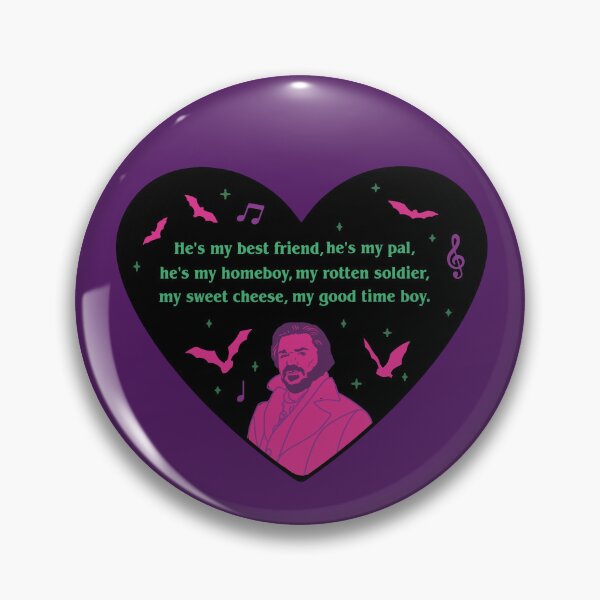 Item preview, Laszlo Cravensworth Best Friend Quote - Vampire Pink Heart designed and sold by maura41.