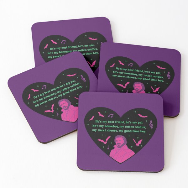 Item preview, Laszlo Cravensworth Best Friend Quote - Vampire Pink Heart designed and sold by maura41.