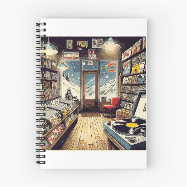 Item preview, Record shop designed and sold by OldSchoolRetro.