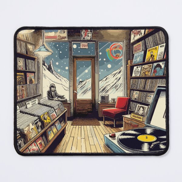 Item preview, Record shop designed and sold by OldSchoolRetro.