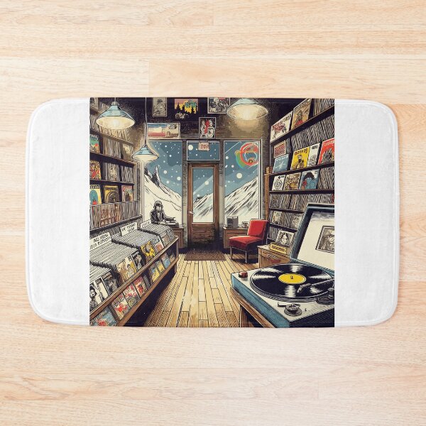 Item preview, Record shop designed and sold by OldSchoolRetro.