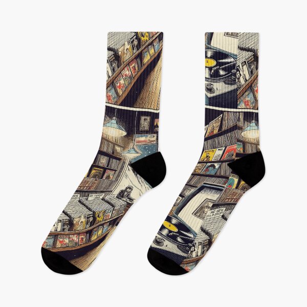 Item preview, Record shop designed and sold by OldSchoolRetro.