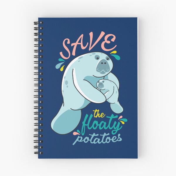 Item preview, Save the Floaty Potatoes - Mama and Baby Manatee designed and sold by BlueSkyTheory.