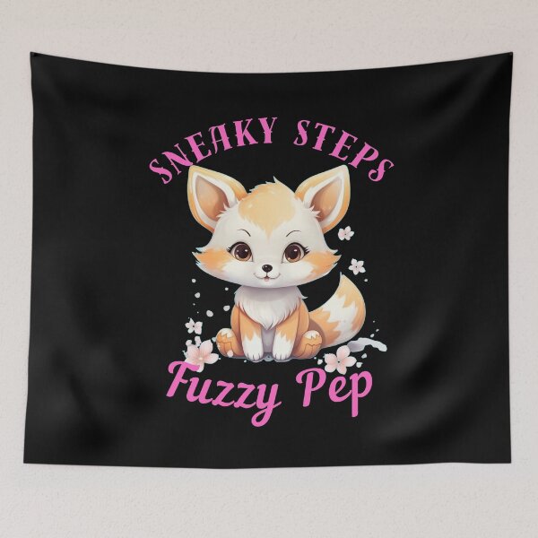 Item preview, Sneaky Steps, Fuzzy Pep. cool fox designed and sold by FoxVibes.