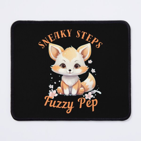 Item preview, Sneaky Steps, Fuzzy Pep. fox portrait designed and sold by FoxVibes.
