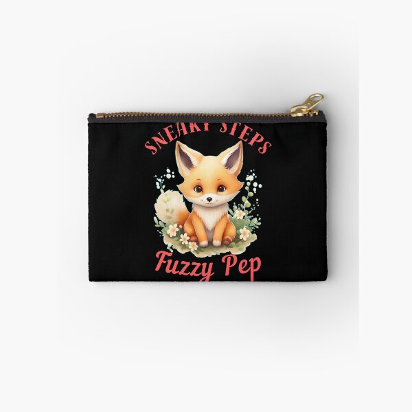 Artikelvorschau, Sneaky Steps, Fuzzy Pep. Retro-Fuchs entworfen und verkauft von FoxVibes.