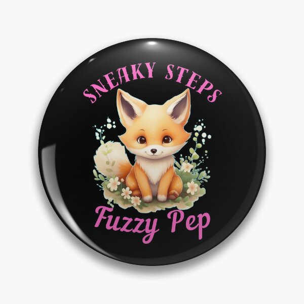 Artikelvorschau, Sneaky Steps, Fuzzy Pep. Fuchsfüchse entworfen und verkauft von FoxVibes.