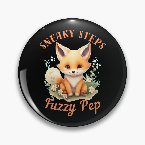 Artikelvorschau, Sneaky Steps, Fuzzy Pep. Fuchs-Aquarell entworfen und verkauft von FoxVibes.