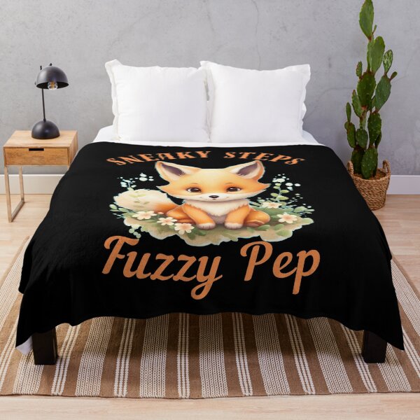 Item preview, Sneaky Steps, Fuzzy Pep. fox watercolor designed and sold by FoxVibes.