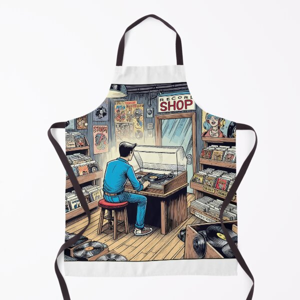 Item preview, Record shop designed and sold by OldSchoolRetro.