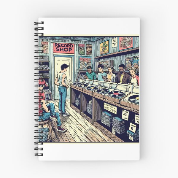 Item preview, Record shop designed and sold by OldSchoolRetro.