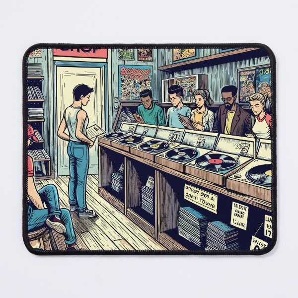 Item preview, Record shop designed and sold by OldSchoolRetro.