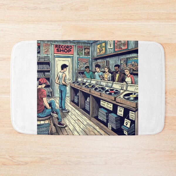 Item preview, Record shop designed and sold by OldSchoolRetro.