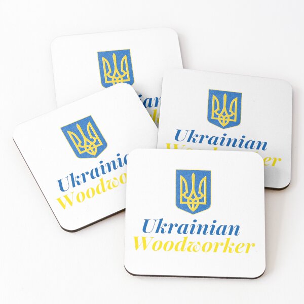 Item preview, Ukrainian Woodworker with Trizub Art designed and sold by Woodcraftee.