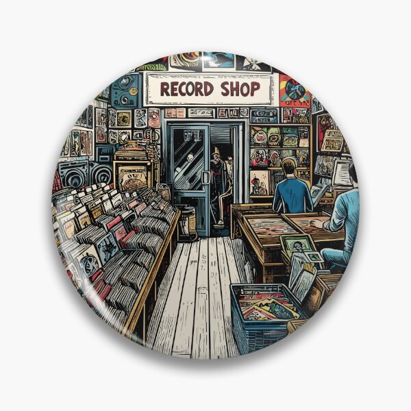 Item preview, Record shop designed and sold by OldSchoolRetro.